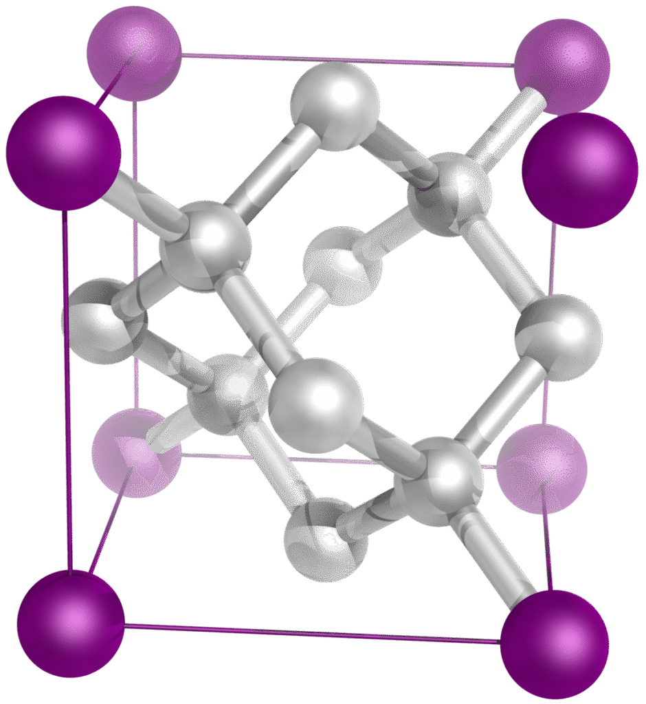 Structure of a diamond, an allotrope of carbon. Nobel Prize in Chemistry 2025